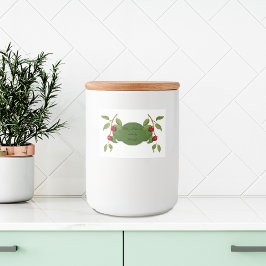 Etiqueta Para Comida Cerezas antiguas personalizadas