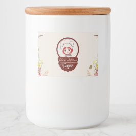 Etiqueta Para Comida Cocina casera