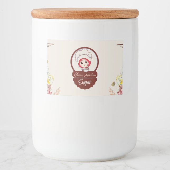 Etiqueta Para Comida Cocina casera (Anverso)