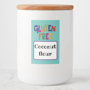 Etiqueta Para Comida Conciencia celiana libre de gluten alimento coelia