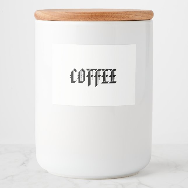 ETIQUETA PARA COMIDA COOFFEE JAR (Anverso)