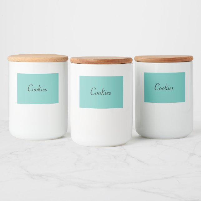Etiqueta Para Comida Cookie Jar Labels (Botellas)