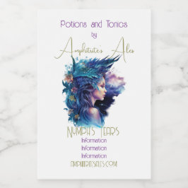 Etiqueta Para Comida Crea tu propia anfitriona mítica ninfa