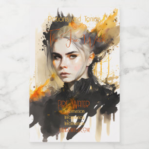 Etiqueta Para Comida Crea tu propia bruja feroz