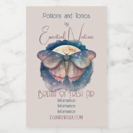 Etiqueta Para Comida Crea tu propia polilla magnética de la luna