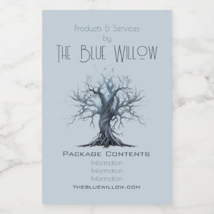 Etiqueta Para Comida Crea Tu Propio Apothecario del Árbol Azul Místico