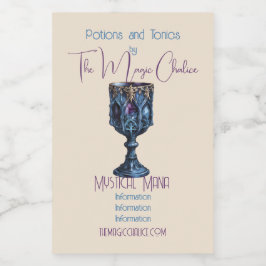 Etiqueta Para Comida Crea tu propio cáliz esculpido de piedra gótica az