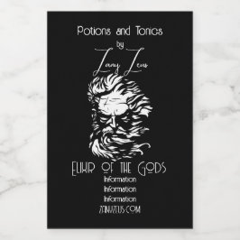 Etiqueta Para Comida Crea tu propio jefe de Zeus