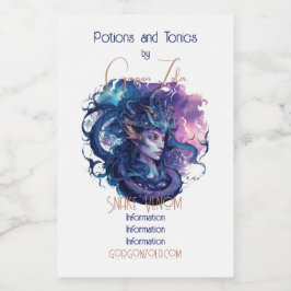 Etiqueta Para Comida Crea tu propio mítico Medusa Gorgon