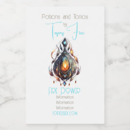 Etiqueta Para Comida Crea tu propio Topacio De Fuego Bejeweld