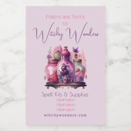 Etiqueta Para Comida Crear su propia botella de poción Apothecary