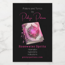 Etiqueta Para Comida Crear tu propio apoteado de Grimoire Pentáculo Ros