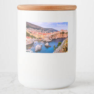 Etiqueta Para Comida Croacia Dubrovnik