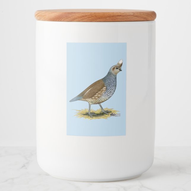 Etiqueta Para Comida Cual escalada (Anverso)