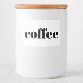 Etiqueta Para Comida Cubierta de cocina de cerámica blanca para el alma