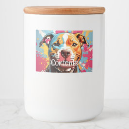 Etiqueta Para Comida Cumpleaños de Staffordshire