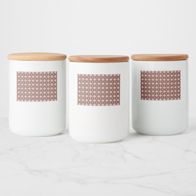 Etiqueta Para Comida diamante mocha (Botellas)