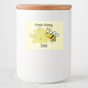 Etiqueta Para Comida Diseño de abejas y abejas