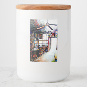 Etiqueta Para Comida El amor no es una pared, es un puente