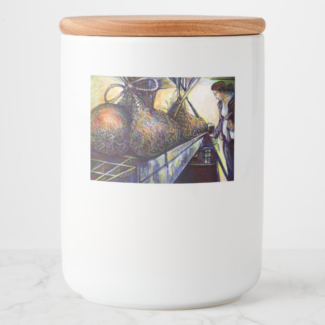 Etiqueta Para Comida El devastador destino de la vida (Anverso)