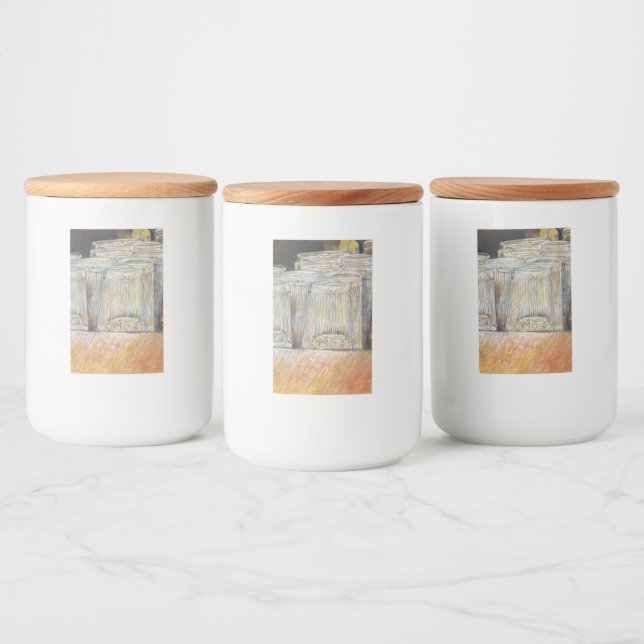 Etiqueta Para Comida Equivalente luminoso de emociones apasionadas (Botellas)