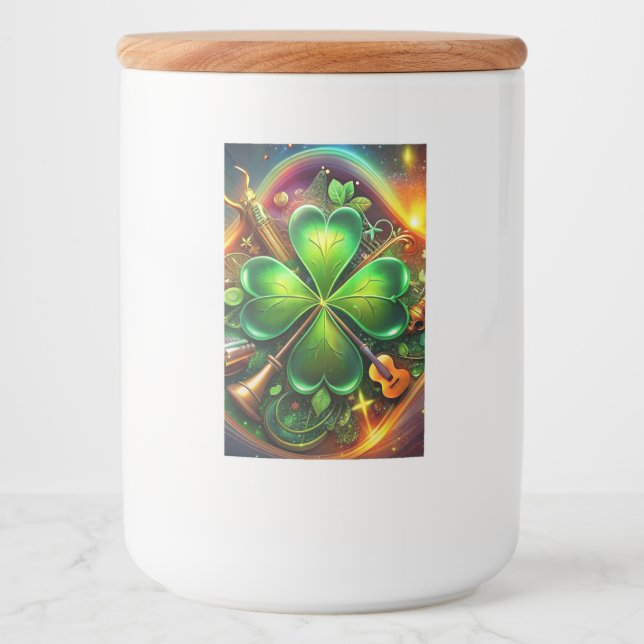 Etiqueta Para Comida Esenciales de bodas elegantes | Verano y Año (Anverso)