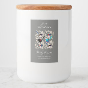 Etiqueta Para Comida Fairy Wrens