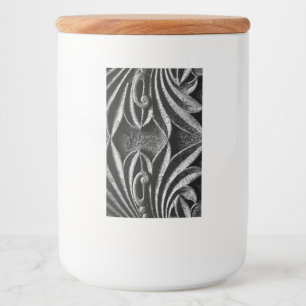 Etiqueta Para Comida Falleciendo pacíficamente