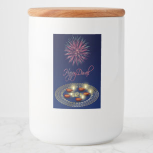 Etiqueta Para Comida Feliz Diwali Ganesha Rangoli Food Container Label