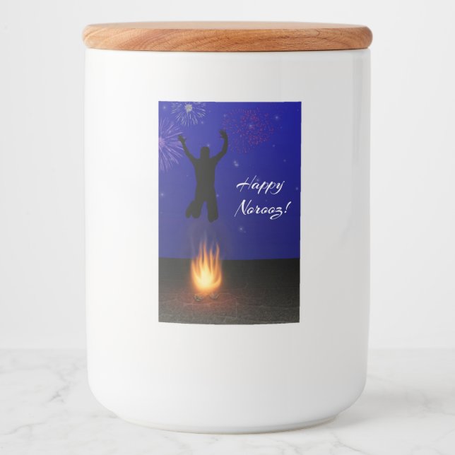 Etiqueta Para Comida Feliz Norooz Chahar-Shanbeh-Suri (Anverso)