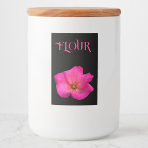 Etiqueta Para Comida Felt pen rosa