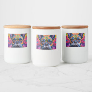 Etiqueta Para Comida Frenchie Fun