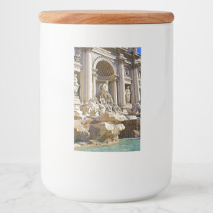 Etiqueta Para Comida Fuente de Trevi Roma Fotografía