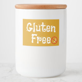 Etiqueta Para Comida Gluten Free