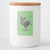 Gracioso ilustracion de personalizado porcina afri