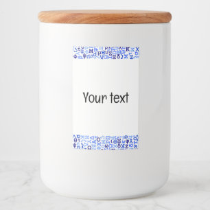 Etiqueta Para Comida Griego