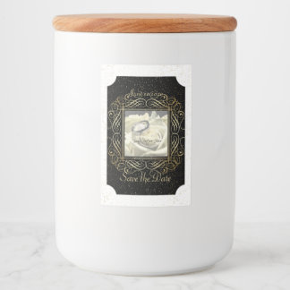 Etiqueta Para Comida Guardar el vale de guión de puntos de Relieve meta