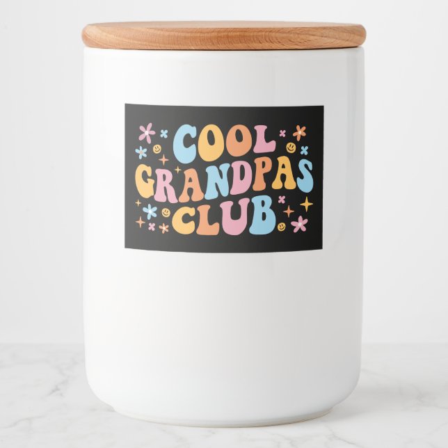 Etiqueta Para Comida Guay Grandpas Club III (Anverso)