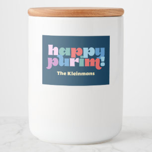 Etiqueta Para Comida Happy Purim Sameach label para mishloach manot
