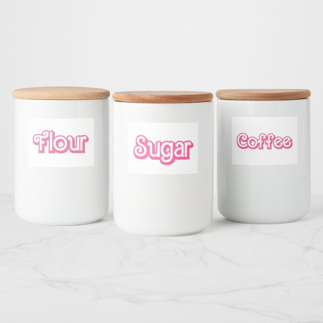 Etiqueta Para Comida Harina Retro Femenina (Subido por el creador)