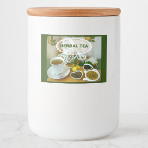 Etiqueta Para Comida Herbal Teatime
