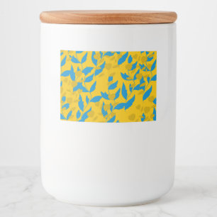 Etiqueta Para Comida hoja