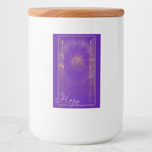 Etiqueta Para Comida Hope Canister (Anverso)