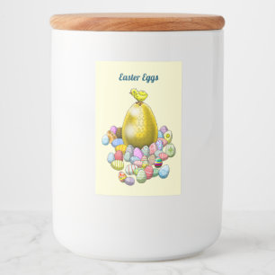 Etiqueta Para Comida Huevos de Pascua