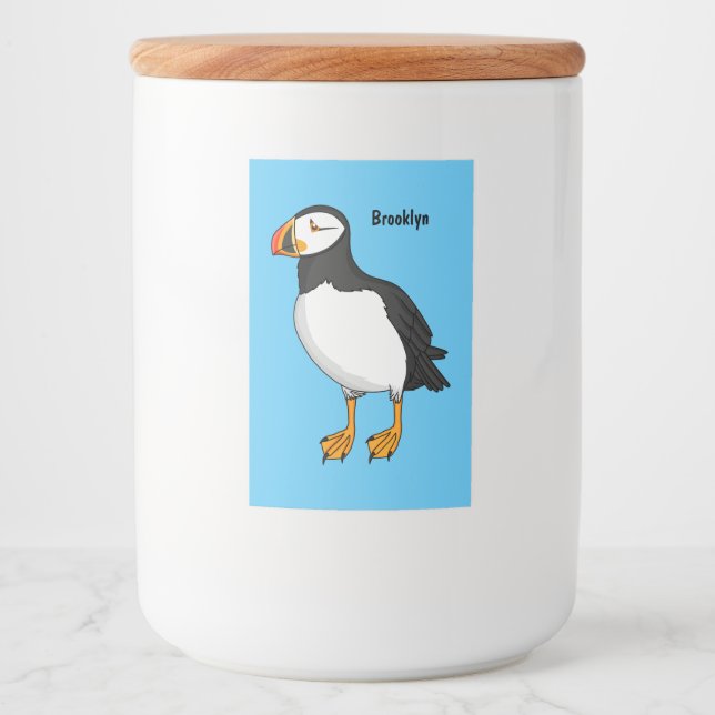 Etiqueta Para Comida Ilustracion atlántico (Anverso)