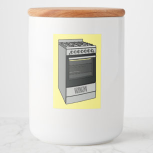 Etiqueta Para Comida Ilustracion de personalizado eléctrico