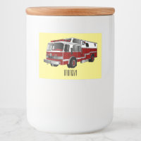 Ilustracion del personalizado del motor de fuego