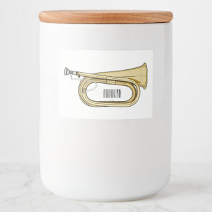 Etiqueta Para Comida Ilustracion personalizado Bugle