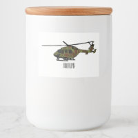Ilustracion personalizado de helicópteros del ejér