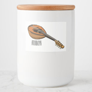 Etiqueta Para Comida Ilustracion personalizado Mandolin
